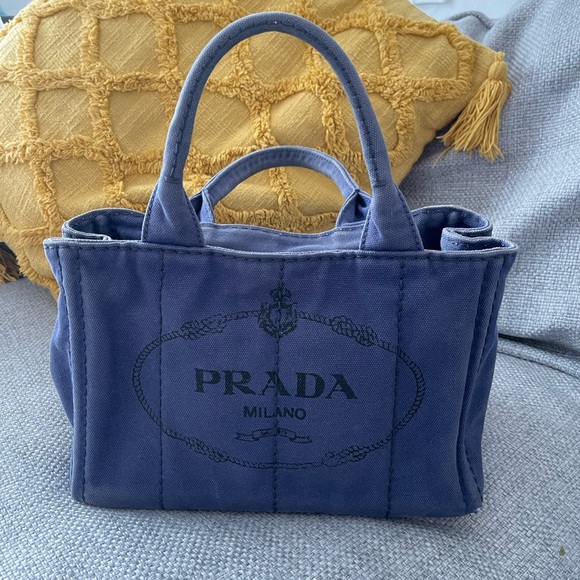Prada Small Canapa Handbag/Crossbody - Picture 1 of 14